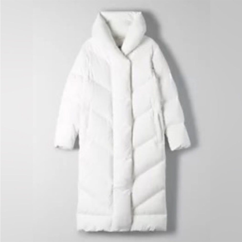 Aritzia Duvet Puffer White